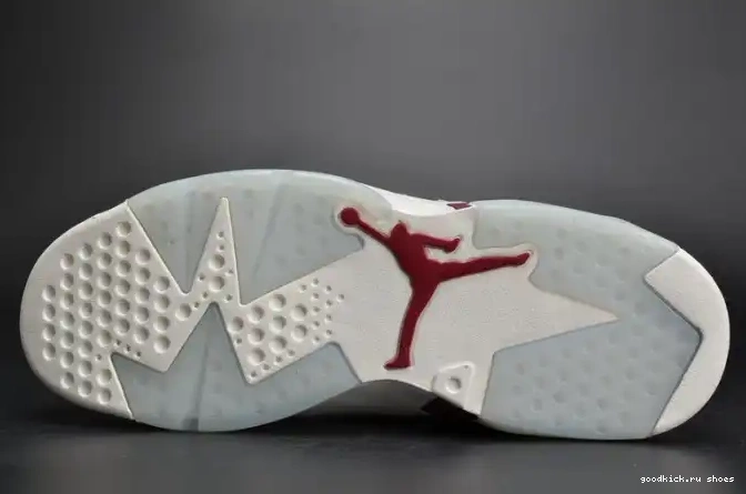 Rep Jordan Air 6 Maroon white Retro 384664-116 0528